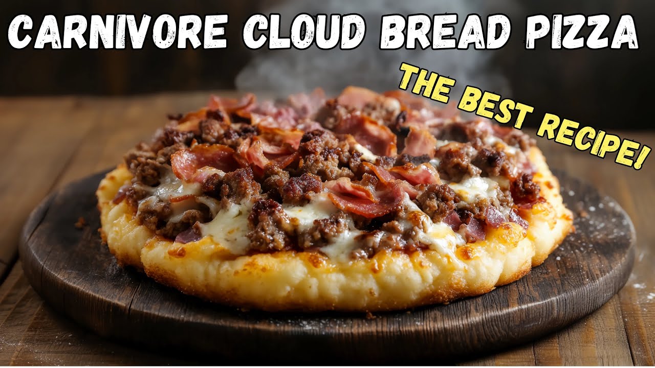 Ultimate Carnivore Cloud Bread Pizza Recipe | Low Carb Perfection With Cottage Cheese