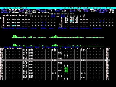 Old tracking adventures - "Out of grass" (fixed version running on Cubic Player)