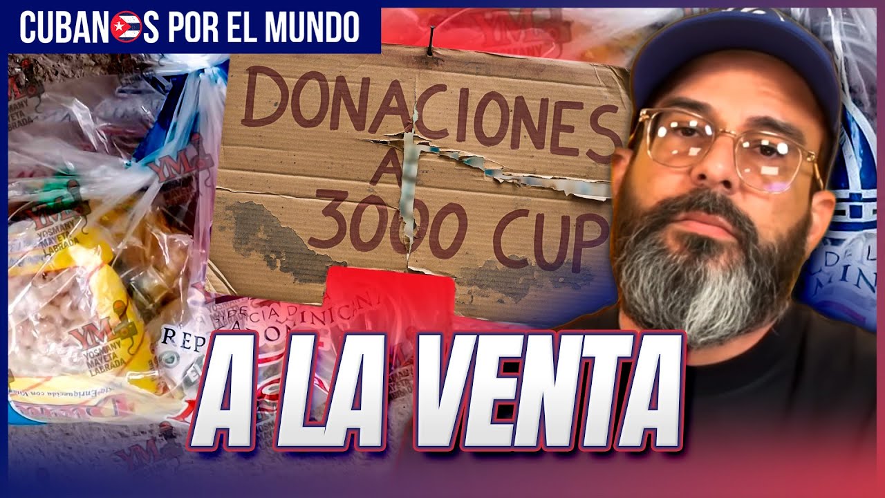 Otaola estalla: ¡El régimen vende donaciones a 3000 pesos en Santiago!