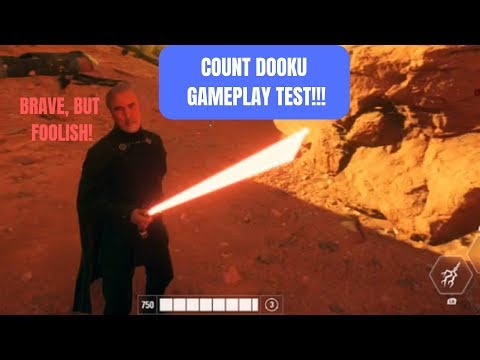 Star Wars Battlefront 2 COUNT DOOKU GAMEPLAY!!! IS HE THE RIGHT HERO FOR YOU!?