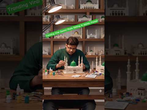 Tranding Viral Gemini Photo Editing Ai islamic Prompt Photo Editing Ai Prompt #viral​​ ​ #video​​