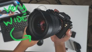 Sony 12-24mm f4 G Lens - This Lens is Ultra-Wide - 1st Impressions - Tried on Sony a9 & Sony a6000)