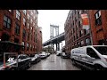 Walking In The Rain Brooklyn New York Rainy Windy Morning