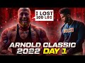 Arnold Classic Day 1: Benching, Food, and Motivational Stories