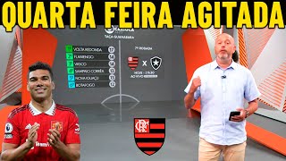 GLOBO ESPORTE FLAMENGO X BOTAFOGO | MENGÃO TERÁ REFORÇOS PARA A PARTIDA! QUARTA MOVIMENTADA