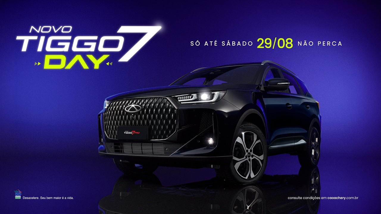 TIGGO 7 DAY | A SUA ÚLTIMA OPORTUNIDADE DE COMPRAR O NOVO TIGGO 7 COM PREÇO DE LANÇAMENTO.