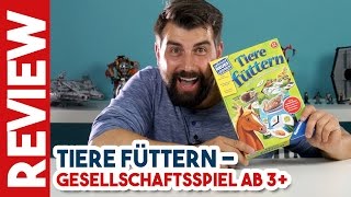 Tiere füttern - Gesellschaftsspiel ab 3+ Jahre | Spielzeugwelten