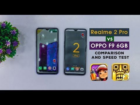 Realme 2 Pro vs OPP F9 6GB Comparison and Speed Test Video
