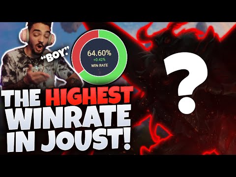 PLAYING THE HIGHEST WINRATE GOD IN JOUST! (It's Cringe) - Grandmasters Ranked Joust - Smite