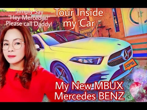 My New MBUX Mercedes Benz, "Hey Mercedes" Simple Command with my Mercedes