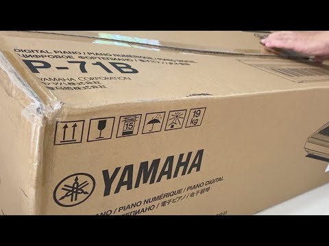 YAMAHA P71 88-Key Weighted Action Digital Piano with Sustain Pedal and Power Supply