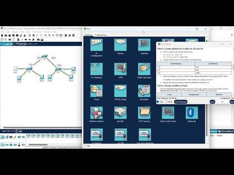 SRWE 3.5.5 Packet Tracer - Configure DTP