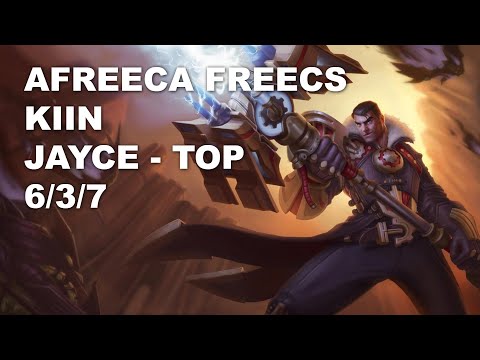 Afreeca Freecs Kiin Top Jayce vs Poppy - KR Grandmaster Patch 10.8
