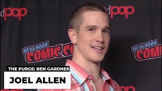 Joel Allen talks The Purge's Ben Gardner, Intense Scenes (Interview) video