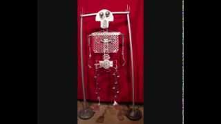 Gille monte ruici: Assemblage d'un squelette a base d'éléments recyclés