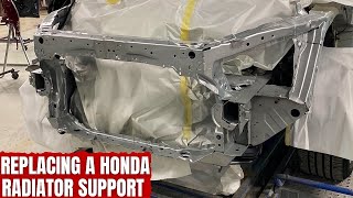 Replacing A Honda Radiator Support