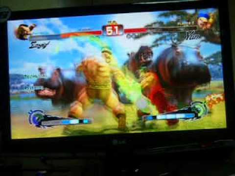SF4 AE @ Oktoberfist 2011 - Gigas (Zangief) vs Bombie (Yun)
