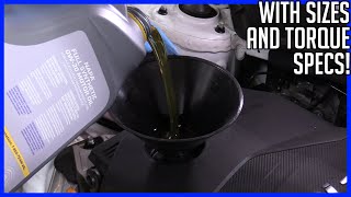 Change Oil and Filter Hyundai Tucson