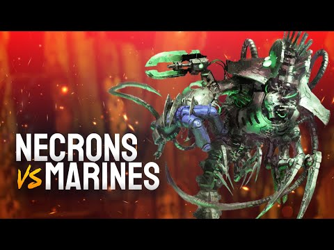 NEW Necrons vs Space Marines - Short Form Warhammer 40k Battle Report