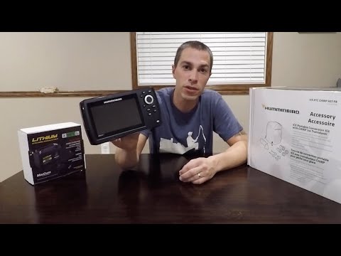 Converting a Humminbird Helix 5 or Helix 7 For Ice Fishing