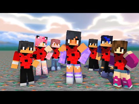 MONSTER SCHOOL :APHMAU AND FRIENDS LADY BUG DANCE JOANA MEME - MINECRAFT ANIMATION