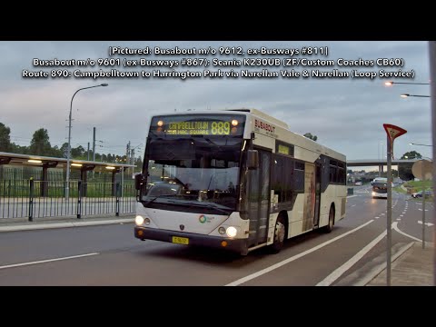 Busabout m/o 9601 (ex-Busways #867): Scania K230UB (ZF/Custom Coaches CB60)