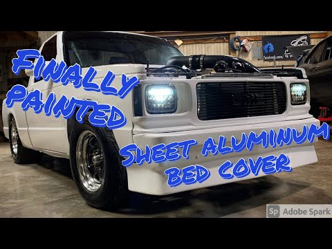 sheet aluminum bed cover/ and race truck update