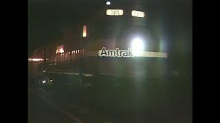 Amtrak train last ride in Boise, Idaho 1997