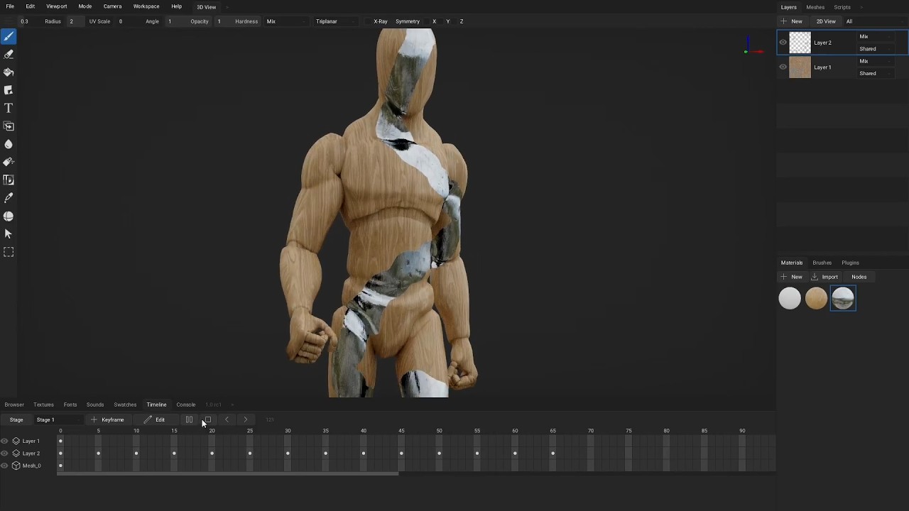 Character Animation | ArmorPaint - YouTube