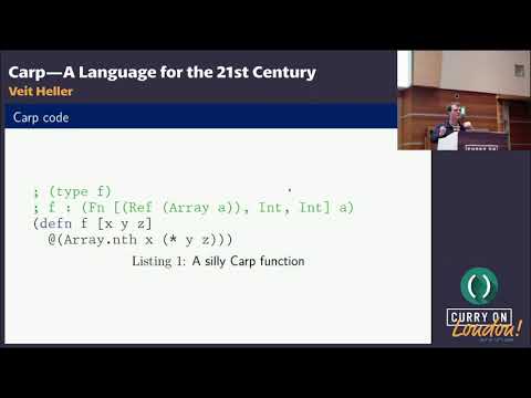 Veit Heller - Carp - A Language for the 21st Century