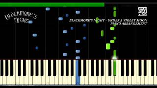 BLACKMORE&#39;S NIGHT - UNDER A VIOLET MOON - SYNTHESIA (PIANO COVER)