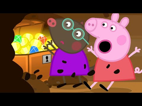 Peppa Pig Official Channel | Peppa Pig Finds the Buried Treasure with Molly Mole