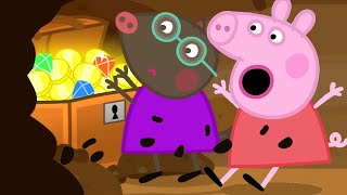 Peppa Pig Official Channel | Peppa Pig Finds the Buried Treasure with Molly Mole
