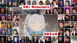 Download lagu [50  Reactors] Frieren: Beyond Journey's End SEASON 2 Episode 6 MEGA REACTION Mashup mp3