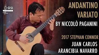 Juan Carlos Arancibia Navarro performs 'Andantino Variato' by N. Paganini on a 2017 Stephan Connor