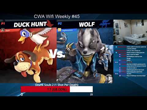 CWA Wifi Weekly 45 - WarmDayBeanie (Wolf) vs Spin (Duck Hunt) Winners Semifinals