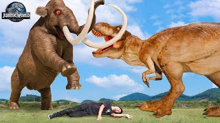 The Best of Dinosaur Attack | T-Rex vs Elephant | Jurassic Park Fan-Made Movie | Dinosaur | Ms.Sandy