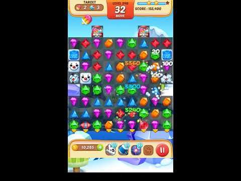 Jewel Match King Level 246 - Walkthrough ( No Booster )