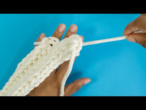 Knitting with your Fingers: Easy Tutorial for Beginners by HandiWorks