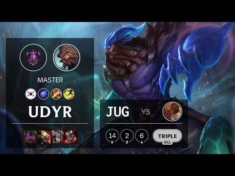 Udyr Jungle vs Taliyah - KR Master Patch 11.4
