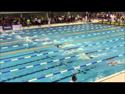 ISM Berlin 2014 50m Schmetterling Männer  Alexandros Kalaitzopoulos