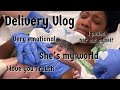 Delivery Vlog... I pulled her out myself! Raw, Real & Uncut. Baby Truuth!