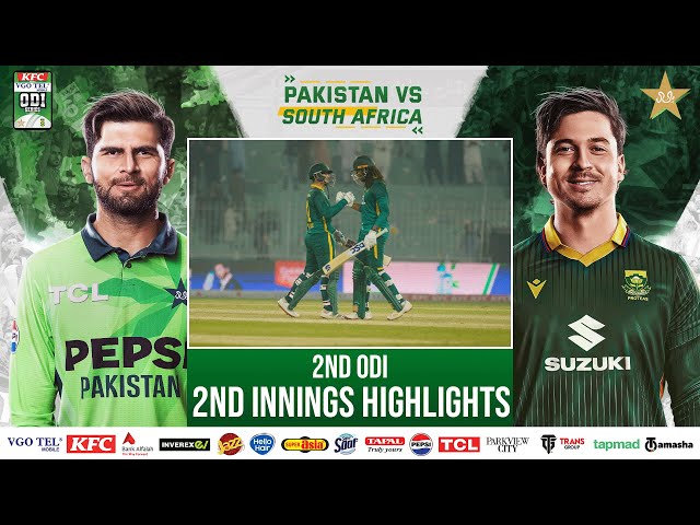 2nd Innings Highlights | Pakistan vs South Africa ODI Series | 2nd ODI | PCB | M2R1U
