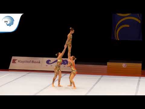 Women's group Belgium – 2015 Acrobatic European silver medallists Dynamic