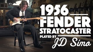 Video thumbnail for 1956 Fender Stratocaster played by JD Simo by Carter Vintage Guitars