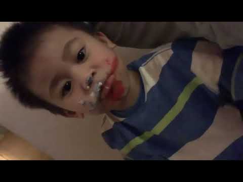 Nehemiah eating cake 🥰