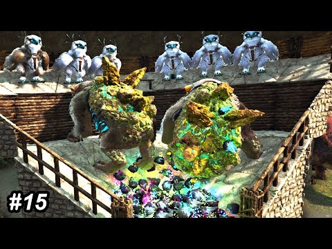 💎Ark GACHA CRYSTAL FARM BUILD!! Ark Survival Evolved Extinction Gameplay Ep 15
