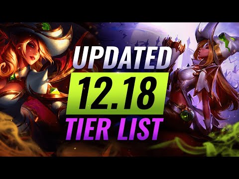 UPDATED Patch 12.18 Tier List: Miss Fortune Still OP - League of Legends