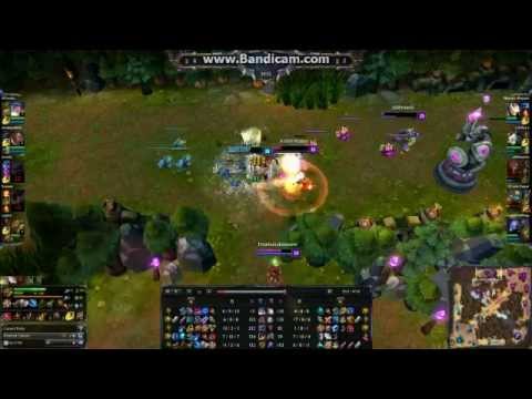 Casual assassin renekton 1v4 quadrakill :(