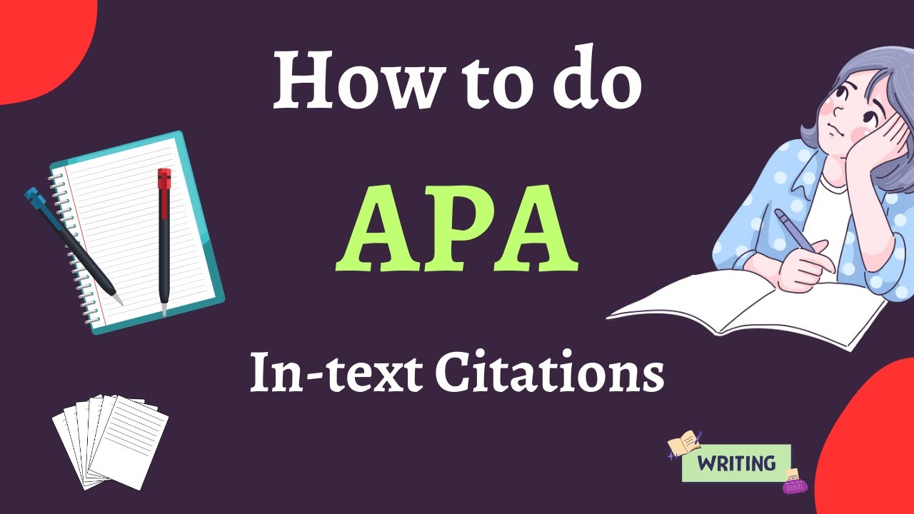 How to do APA 7 in-text citation